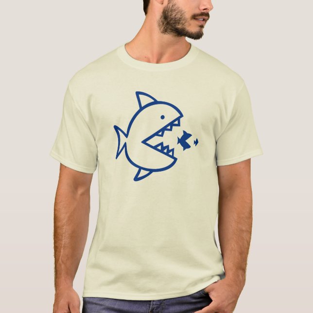 Fish Eat Fish World T Shirt (Front)