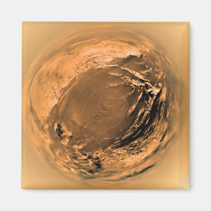 Fish-eye View of Titan's Surface Magnet