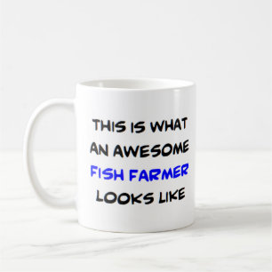 fish farmer, awesome coffee mug
