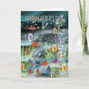 Fish Father's Day Card - Fish Card For Father's Da
