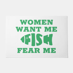Fish fear me doormat