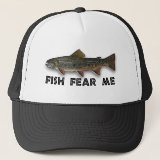 Fish Fear Me Funny Fishing Sports Trucker Hat