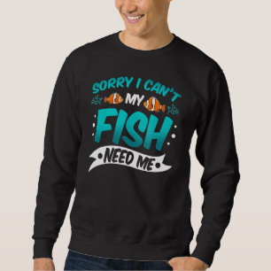 Fish Fisherman Spinning Boat Ship Fishing Aquariu Sweatshirt