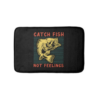 Fish fishing Anglers Bath Mat