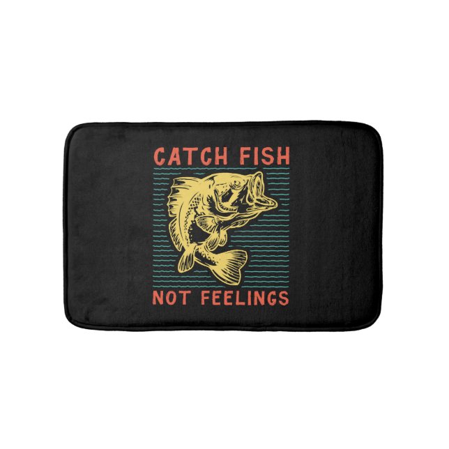 Fish fishing Anglers Bath Mat (Front)