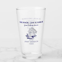 Fish Fishing Fisherman Drinkware Pint Beer Glass