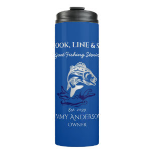 Fish Fishing Fisherman Travel Mug Thermal Tumbler