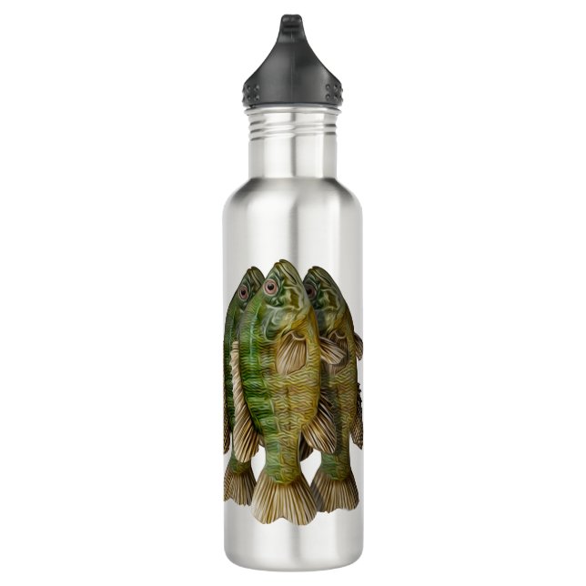 Fish Fishing Fisherman's Catch 710 Ml Water Bottle (Right)