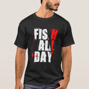 Fish Fishing Men Women Fun Fisherman Cute Presen T-Shirt