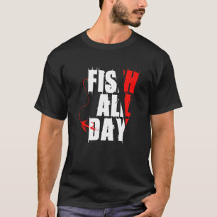 Fish Fishing Men Women Fun Fisherman Cute Present T-Shirt
