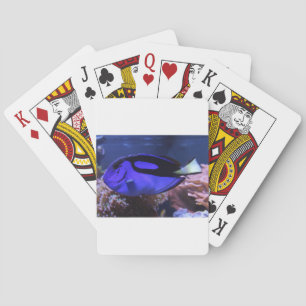 fish fishing sea custom personalise Anniversaries Playing Cards