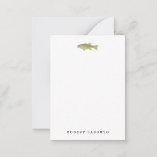 Fish Flat Note Card