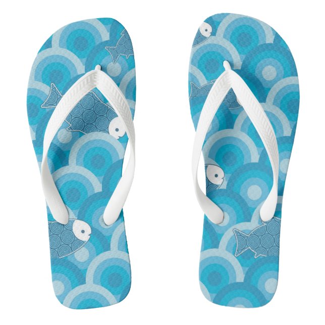 Fish Flip Flops (Footbed)