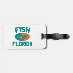 Fish Florida Colours Luggage Tag