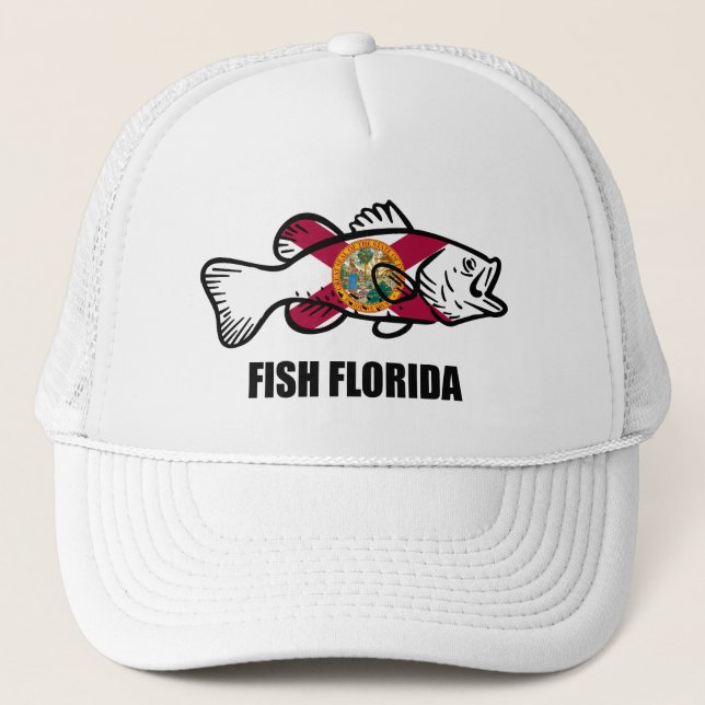 Fish Florida Trucker Hat (Front)