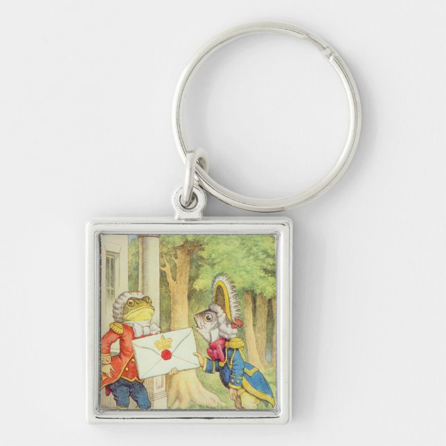 Fish-Footman Delivering an Invitation to a Key Ring (Front)