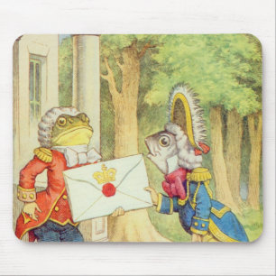 Fish-Footman Delivering an Invitation to a Mouse Mat