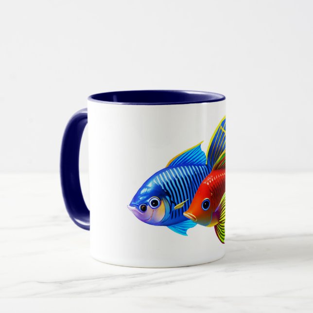 Fish Friends Mug (Front Left)