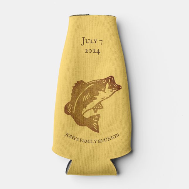 Fish Fry Family Reunion Bottle Cooler (Front)