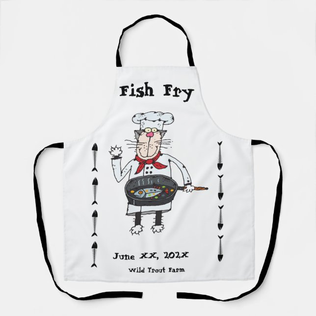 Fish Fry Fun Apron (Front)