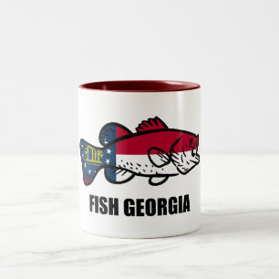 Fish Georgia Two-Tone Coffee Mug