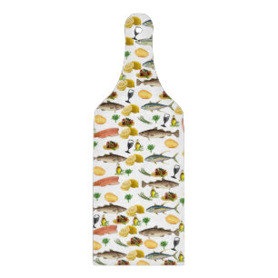 Fish Glass Cutting Board