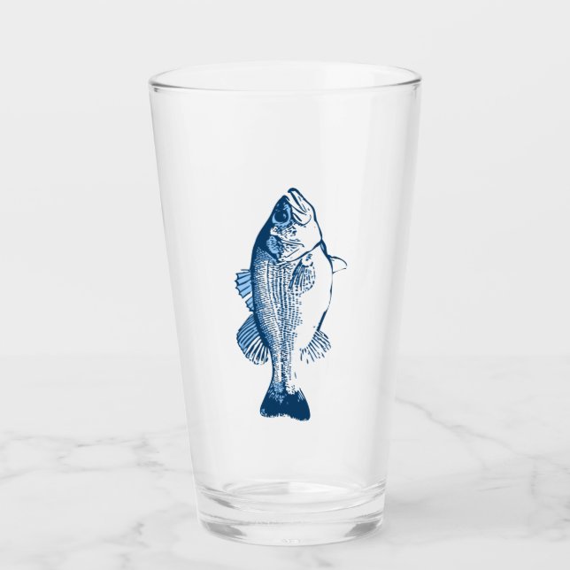 Fish  Glass for Beer Drinkers (Front)