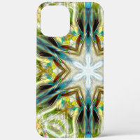 Fish glow sandy texture kaleidoscope aged green of