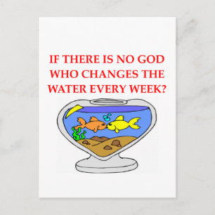 fish god postcard