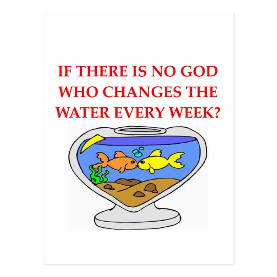 fish god postcard