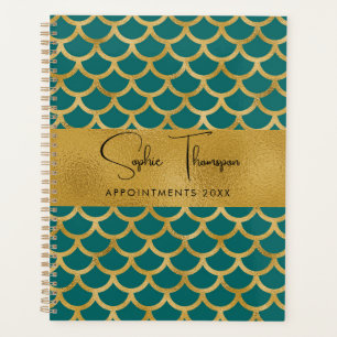 Fish gold golden husk new year planner