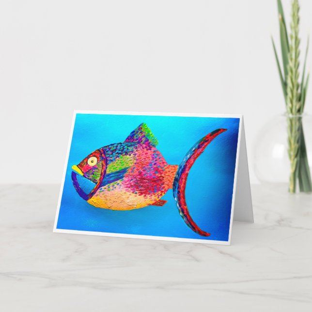 Fish Greeting Card (Front)