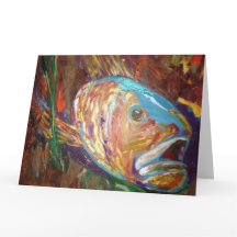 Fish Greeting Card, envelopes included