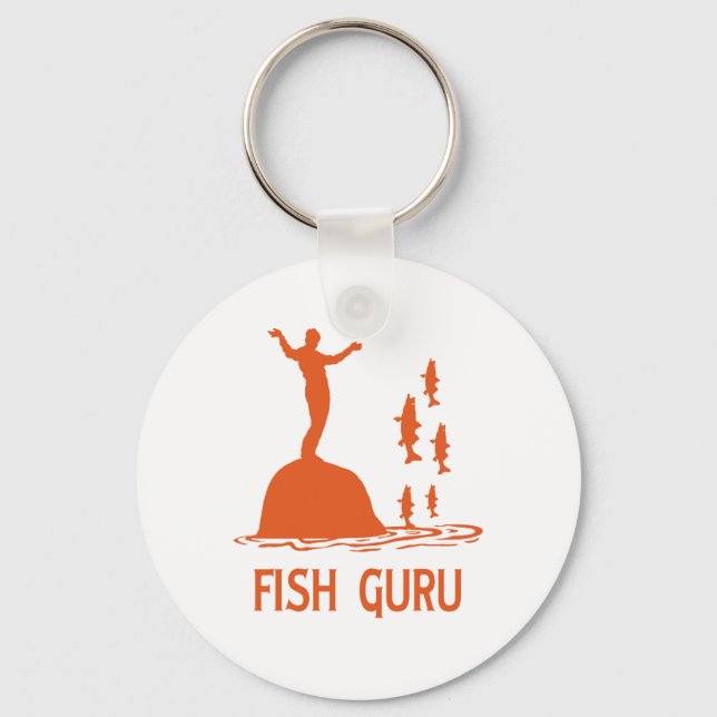 Fish Guru Key Ring (Front)