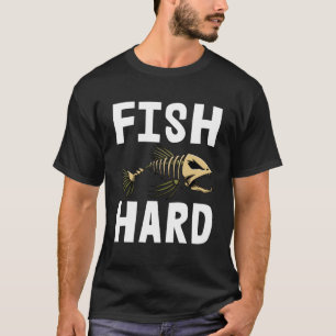 Fish Hard Skeleton Fish Bone Tees Sharp Teeth