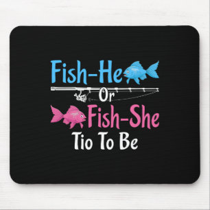 Fish-he Or Fish-she Tio To Be Gender Reveal Ba Mouse Mat
