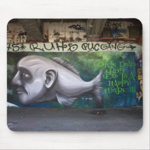 Fish Head Mouse Mat