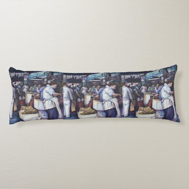 Fish Head Soup, Singapore Body Cushion (Back)