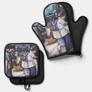 Fish Head Soup, Singapore Oven Mitt & Pot Holder Set