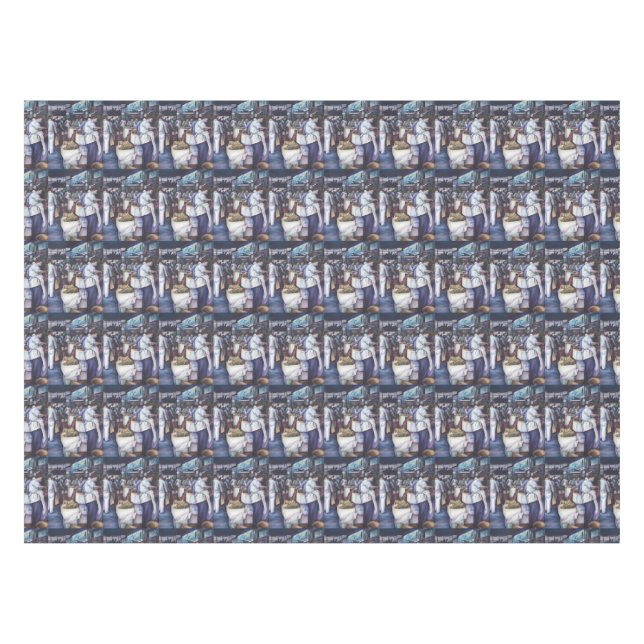 Fish Head Soup, Singapore Tablecloth (Front (Horizontal))