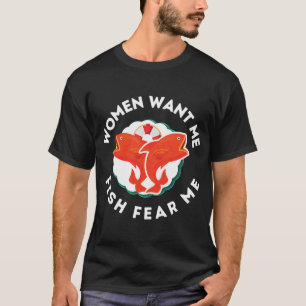 Fish Hook Fisherman Retro Sunset Funny Angler Fish T-Shirt