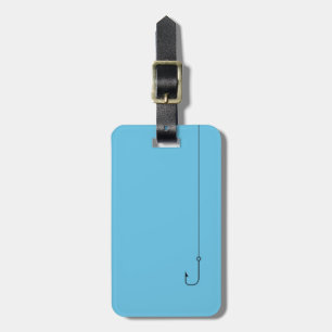 Fish Hook Luggage Tag