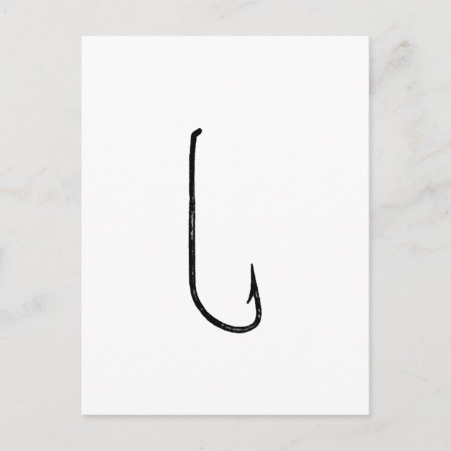 Fish Hook Postcard (Front)