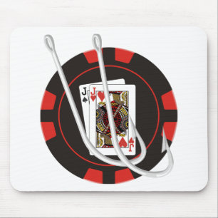 Fish Hooks Mouse Mat