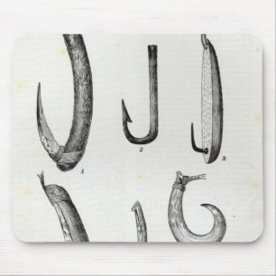 Fish-hooks of Prehistoric and Uncivilised Mouse Mat
