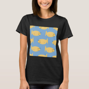 FISH HSIF Blue n Yellow T-Shirt