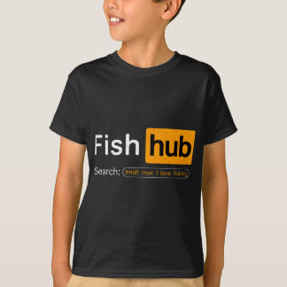 Fish Hub Funny Dirty Fishing Joke MILF Man I Love T-Shirt