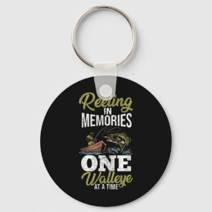 Fish Hunting Sauger Angler Walleye Fisherman Walle Key Ring
