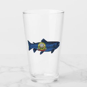 Fish Idaho Trout Glass