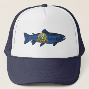 Fish Idaho Trout Trucker Hat